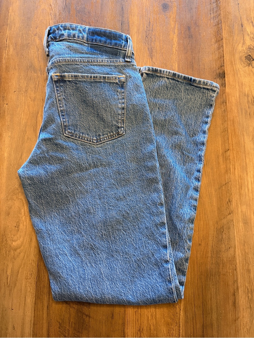 Abercrombie & Fitch Straight-Leg Blue Denim Jeans